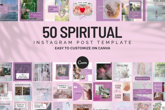 Elevate Your Feed: Spiritual Instagram Canva Post Templates