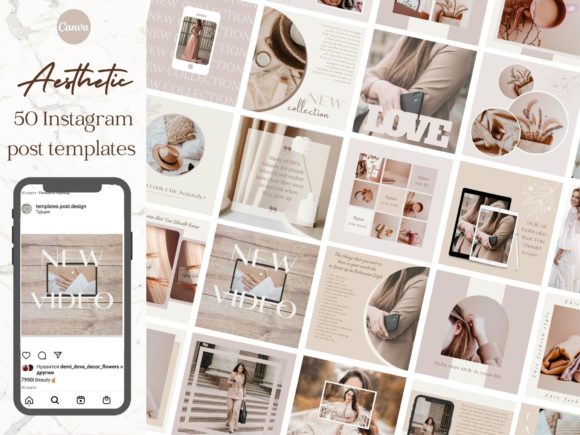 Elevate Your Feed: The Aesthetic Instagram Post Templates Pack