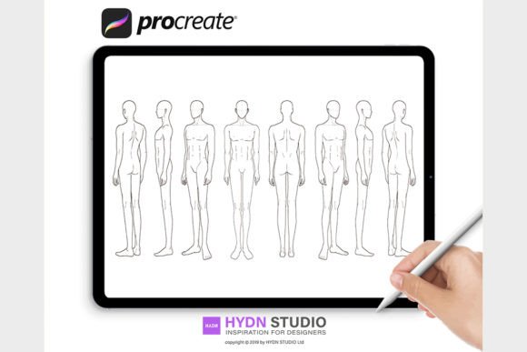 Fashion Figure Templates Men Procreate: A Designer's Essential Tool