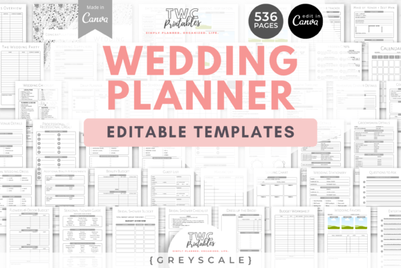 Master Your Wedding Planning with GREYSC Canva Templates