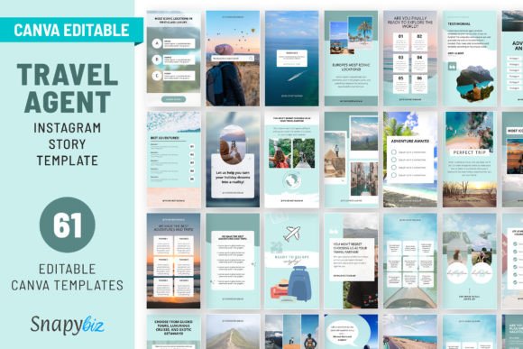 Mastering Travel Agent IG Canva Story Templates