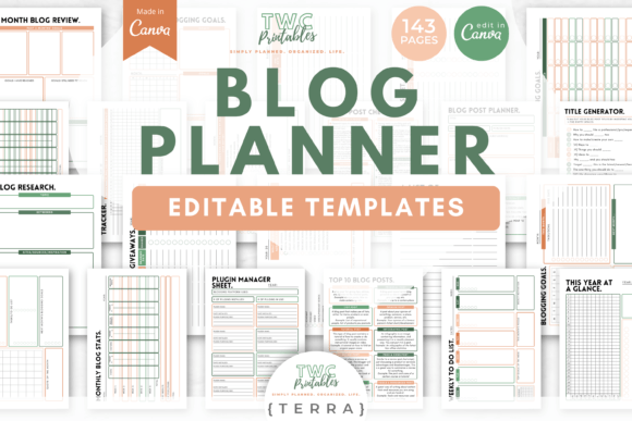 Organize Your Blogging Empire with the TERRA Planner