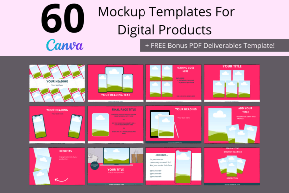 Stop the Listing Grind: 60 Mockup Templates