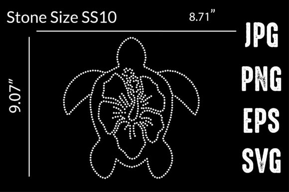 Unleash Your Creativity with Turtle Rhinestone Templates Design