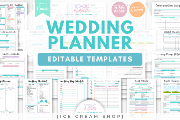 Wedding Planner Canva Templates: Your ICE Blueprint